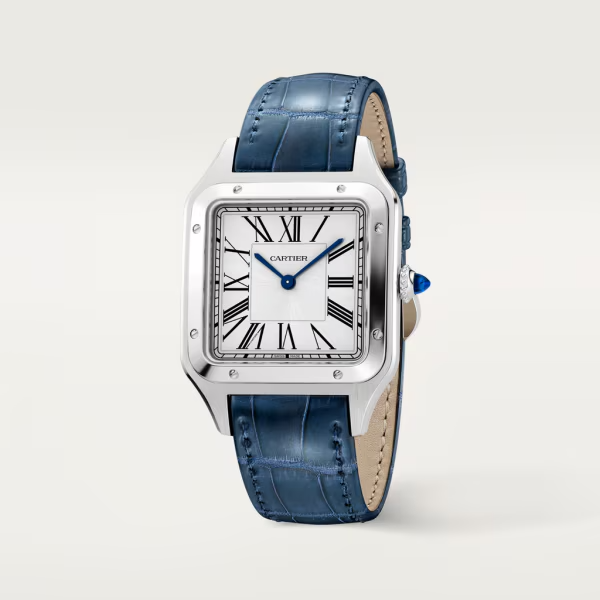 Unworn Santos Dumont, Stainless Steel, 43.5mm x 31.4mm, Ref# WSSA0022, box and papers — image 8