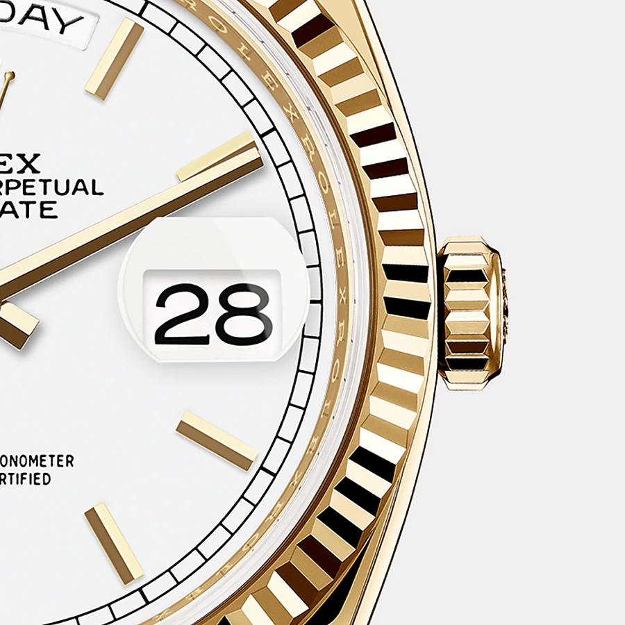 Day-Date, 36mm, 18k Yellow Gold, Ref# 128238-0081 — image 5