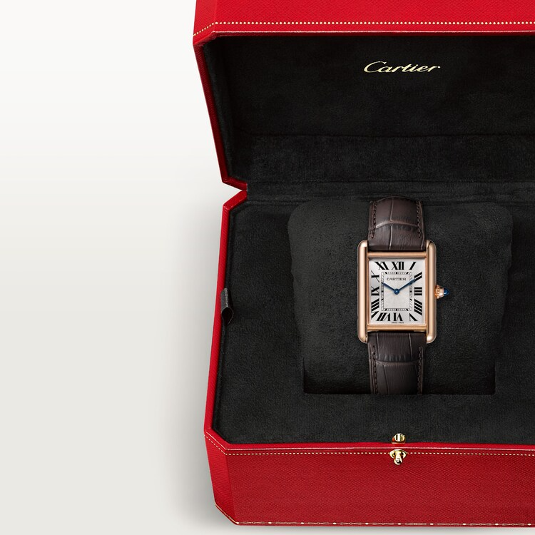 Unworn, Tank Louis, 18k Rose Gold, 33.7mm x 25.5mm, Ref# WGTA0011, box and papers — image 9