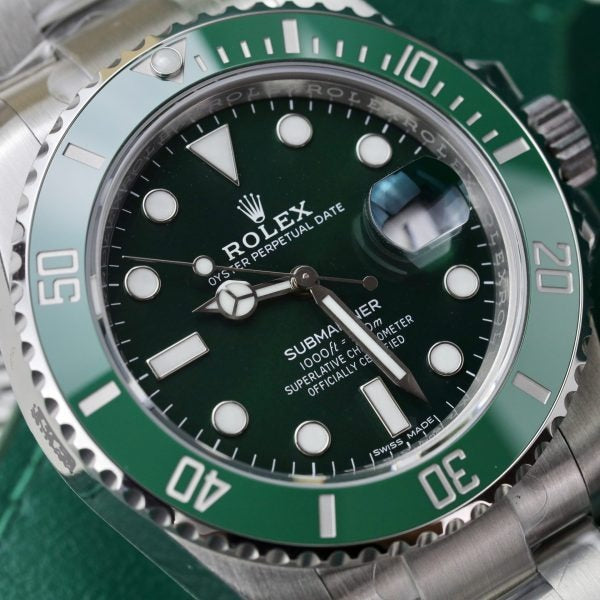 Submariner Stainless Steel “The Hulk” Green Dial Cerachrom Bezel, Ref#116610LV, 41mm — image 5