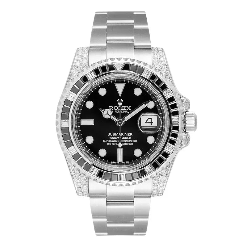 Submariner Date Silver Black Diamond, 40mm, Ref#116610LN — image 2