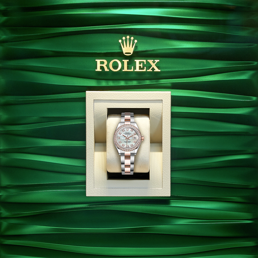 Lady-Datejust 28, Oystersteel and 18k Everose Gold, Ref# 279381RBR-0014 — image 5