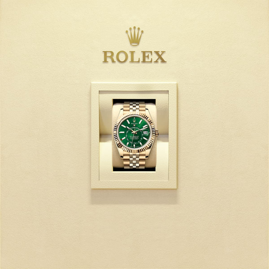 Unworn 2025, Sky-Dweller, 42mm, 18k Yellow Gold, Ref# 336938-0008, box & papers — image 6