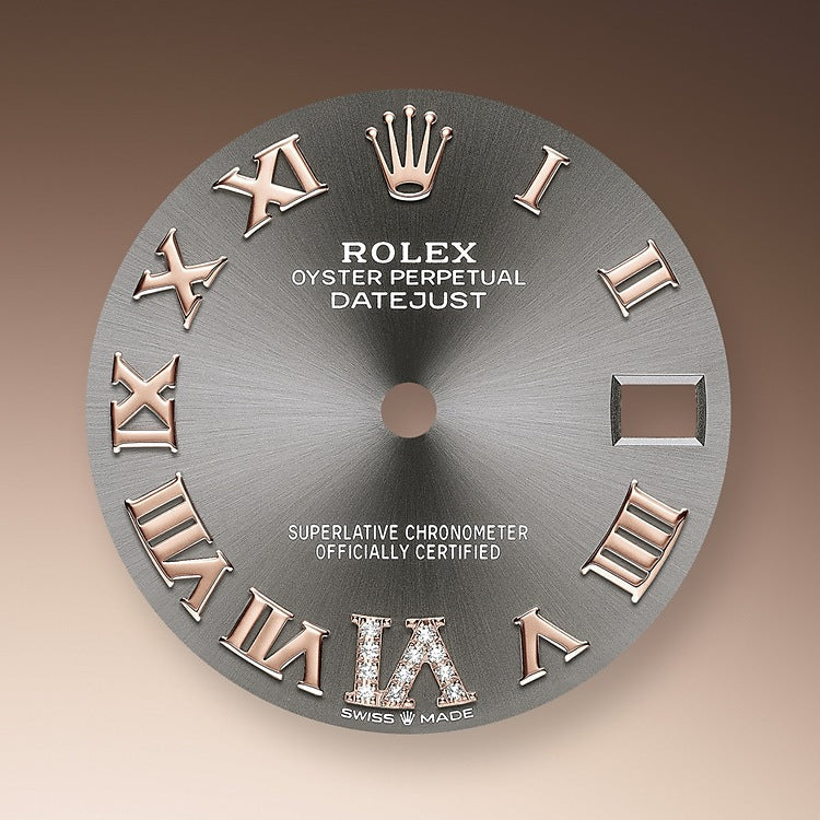 Datejust 31, Oystersteel, 18kt Everose Gold and diamonds, Ref# 278381RBR-0030 — image 2