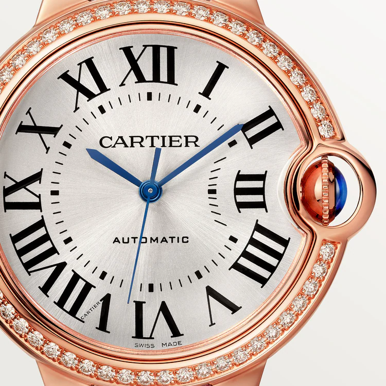 Unworn Ballon Bleu, 18k Rose Gold with Diamond-set, 36mm, Ref# WJBB0034, box and papers — image 2