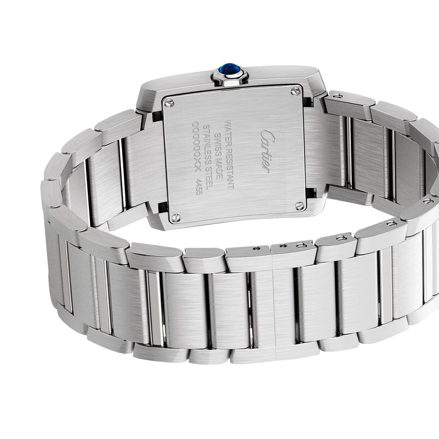 Unworn Tank Francaise, Medium Stainless Steel, 32mm x 27mm, Ref# WSTA0074, box and papers — image 6