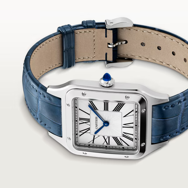 Unworn Santos Dumont, Stainless Steel, 43.5mm x 31.4mm, Ref# WSSA0022, box and papers — image 4