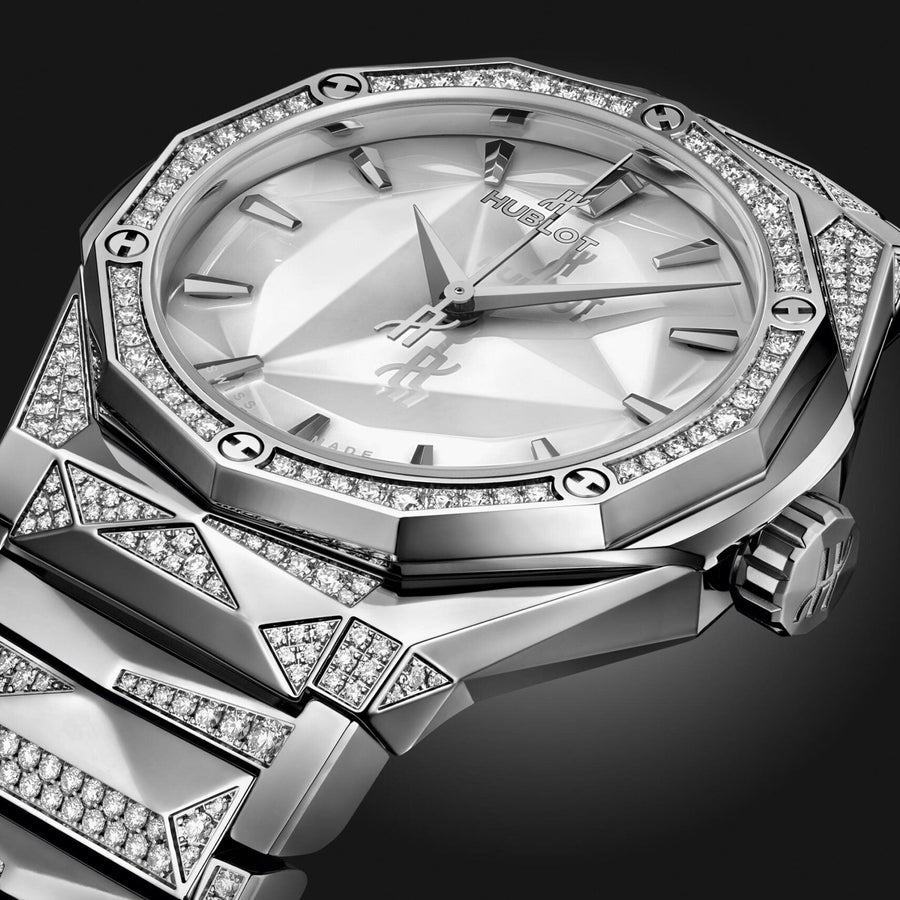 Classic Fusion ORLINSKI BRACELET TITANIUM WHITE ALTERNATIVE PAVÉ Ref# 550.NS.2200.NS.3804.ORL22 — image 3