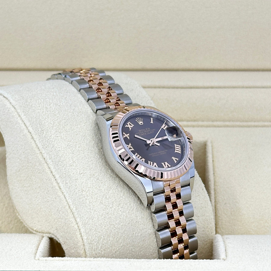 Lady-Datejust 28, Oystersteel and 18k Everose Gold, Ref# 279171-0009 — image 8