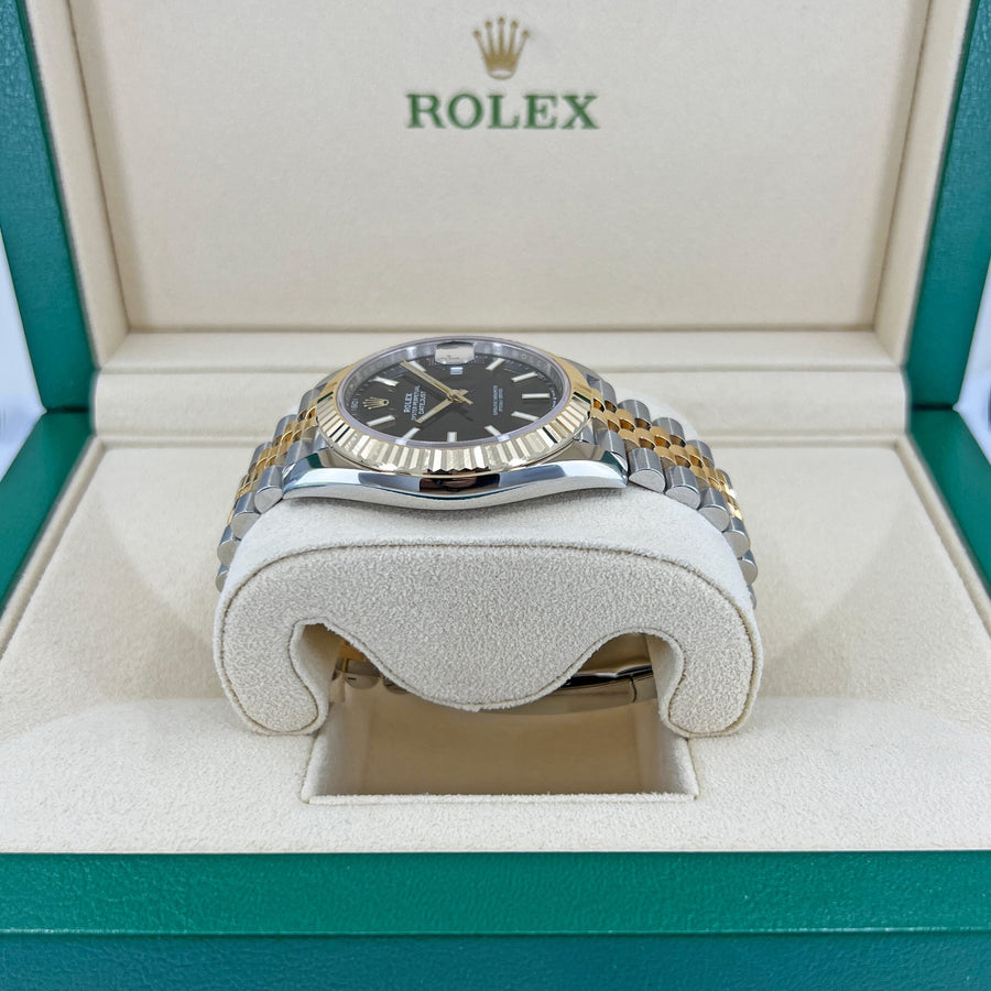 Datejust 41, 18k Yellow Gold and Stainless Steel, 41mm, Ref# 126333-0014 — image 8