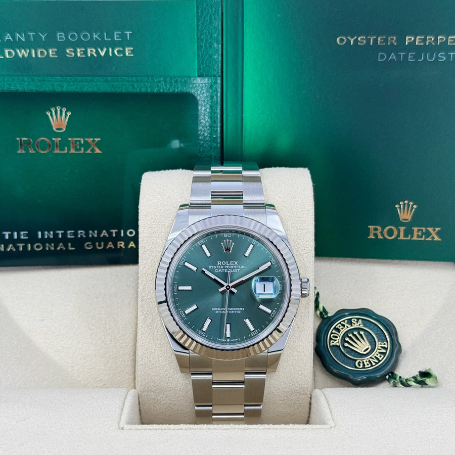 Datejust 41mm, Oystersteel and 18k White Gold, Ref# 126334-0027 — image 2