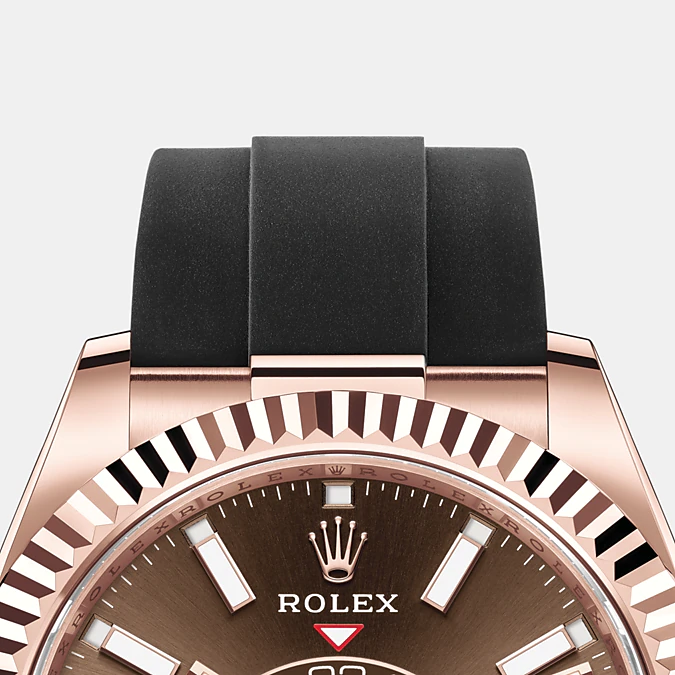 Sky-Dweller 42mm, 18k Everose Gold, Oysterflex, Ref# 326235-0005 — image 6