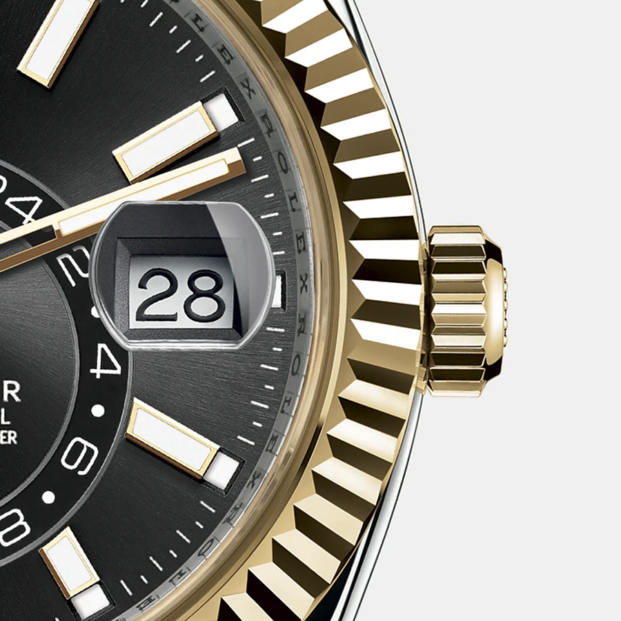 Sky-Dweller 42mm, Oystersteel and 18k Yellow Gold, Ref# 326933-0005 — image 4