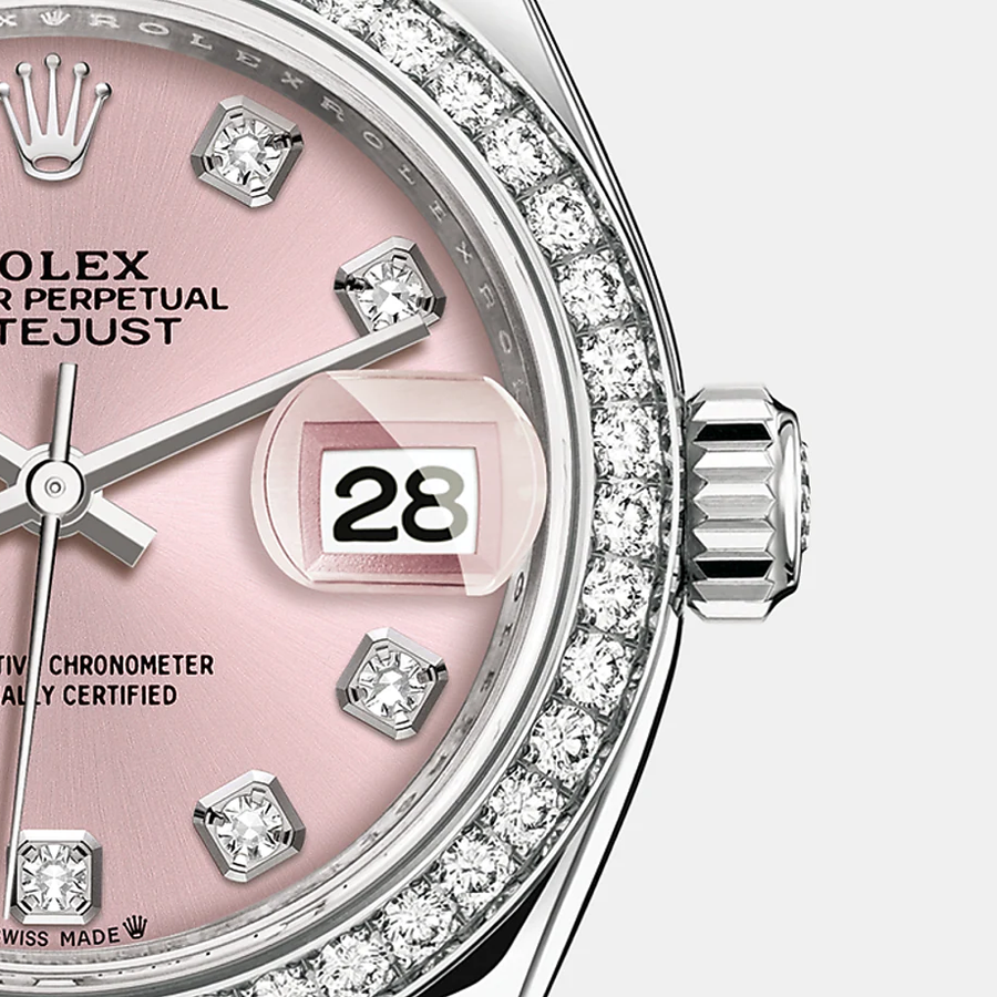 Lady-Datejust 28, Oystersteel and 18k White Gold, Ref# 279384RBR-0003 — image 4