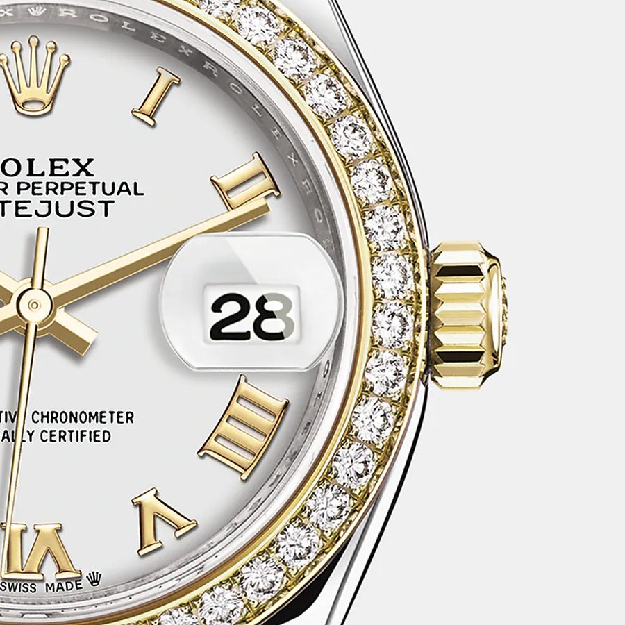 Lady-Datejust 28, Oystersteel and 18k Yellow Gold, Ref# 279383RBR-0023 — image 4