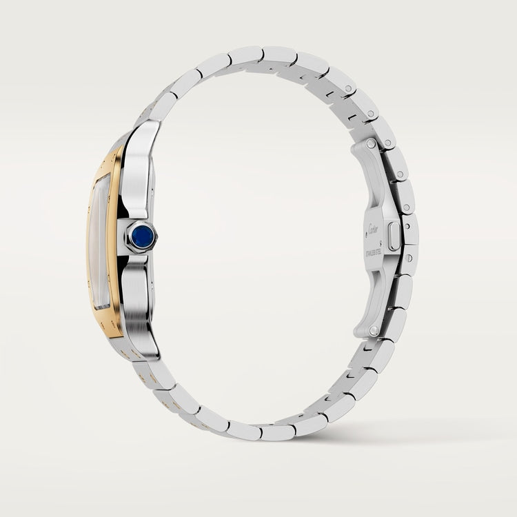 Unworn Santos, Stainless Steel and 18k Yellow Gold, 39.8mm, Ref# W2SA0009, box and papers — image 4