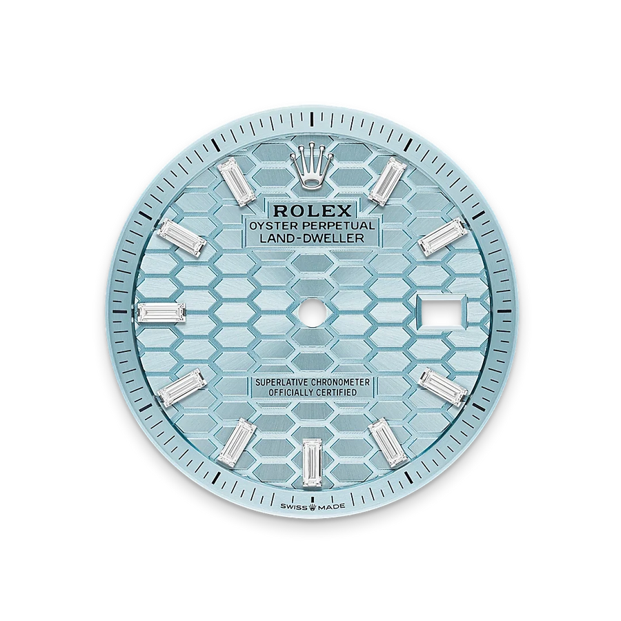 Land-Dweller 40mm Oyster Platinum & Diamonds M127386TBR-0001 — image 3