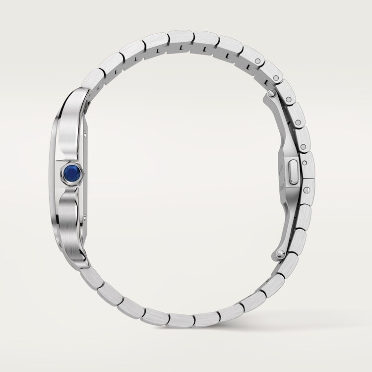 Unworn Santos, Stainless Steel, 35.1mm, Ref# WSSA0063, box and papers — image 5