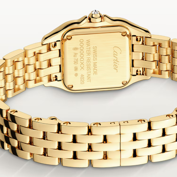 Unworn Panthère Small, 18k Yellow Gold, Diamonds, 22mm x 30mm, Ref# WJPN0067, box and papers — image 4