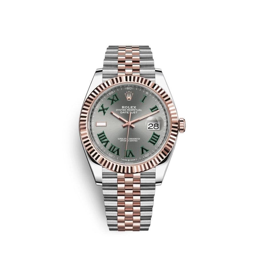 Datejust 41, 18k Everose Gold and Stainless Steel, 41mm, Ref# 126331-0016