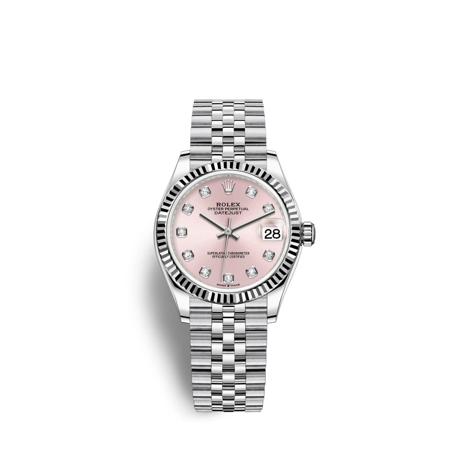 Datejust 31, Oystersteel and 18k White Gold, Ref# 278274-0032