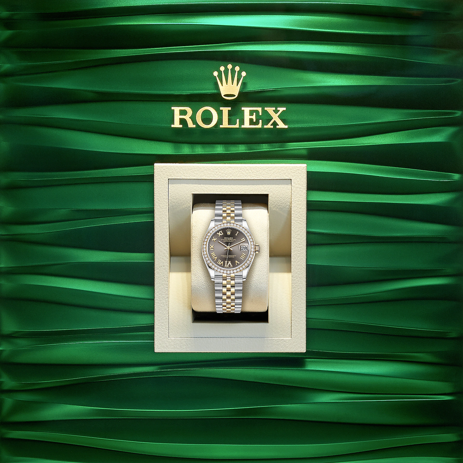 Datejust 31, Oystersteel, 18kt Yellow Gold and diamonds, Ref# 278383RBR-0018 — image 5