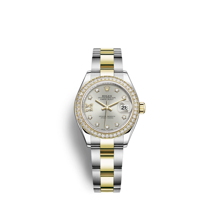 Lady-Datejust 28, Oystersteel and 18k Yellow Gold, Ref# 279383RBR-0004