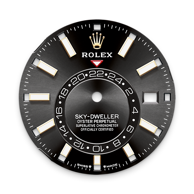 Sky-Dweller, 42mm, Oystersteel and 18k Yellow Gold, Black, Oyster, Ref# 336933-0003 — image 2