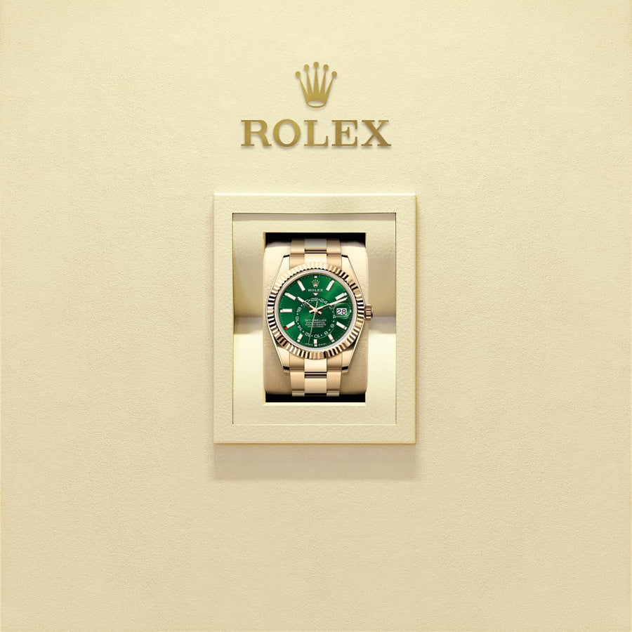 Unworn 2025, Sky-Dweller, 42mm, 18k Yellow Gold, Ref# 336938-0007, box & papers — image 4