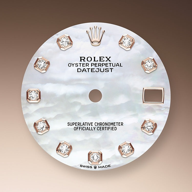 Datejust 31, Oystersteel, 18kt Everose Gold and diamonds, Ref# 278381RBR-0026 — image 2
