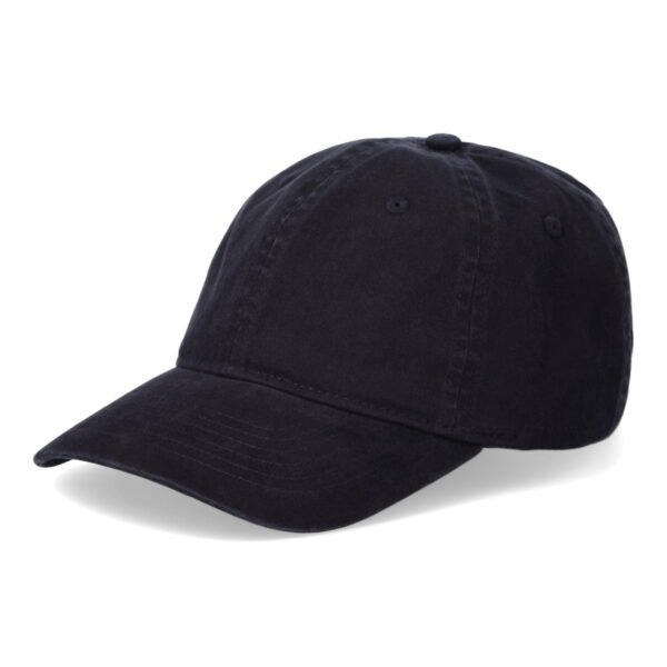 George Men's Solid Cotton Twill Baseball Cap, Black Soot