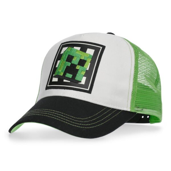 Minecraft Creeper Boys Baseball Cap, Green, One Size Fits Most