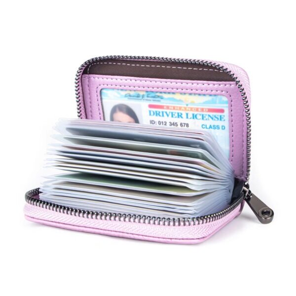 Saipulusi Women's Classic Card Wallet, Purple