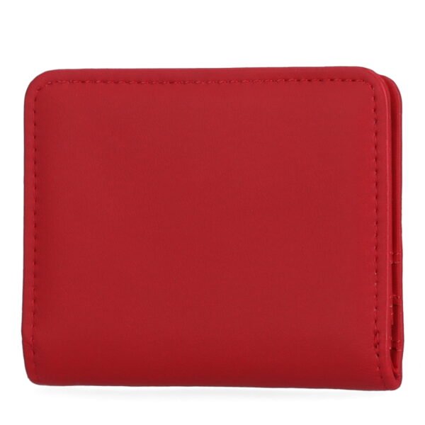 Time and Tru Women's Sharon Two Fold Wallet, Solid Red