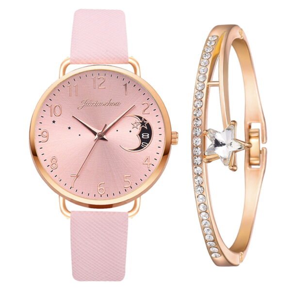 YATLTE Leather Women Watches, Ladies Dress Analog Quartz Date Classic Luminous Leather Strap Waterproof Female Wrist Watch