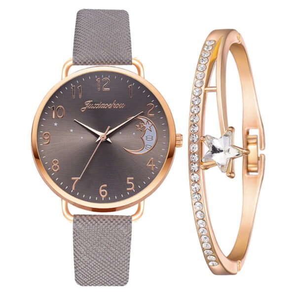 YATLTE Leather Women Watches, Ladies Dress Analog Quartz Date Classic Luminous Leather Strap Waterproof Female Wrist Watch