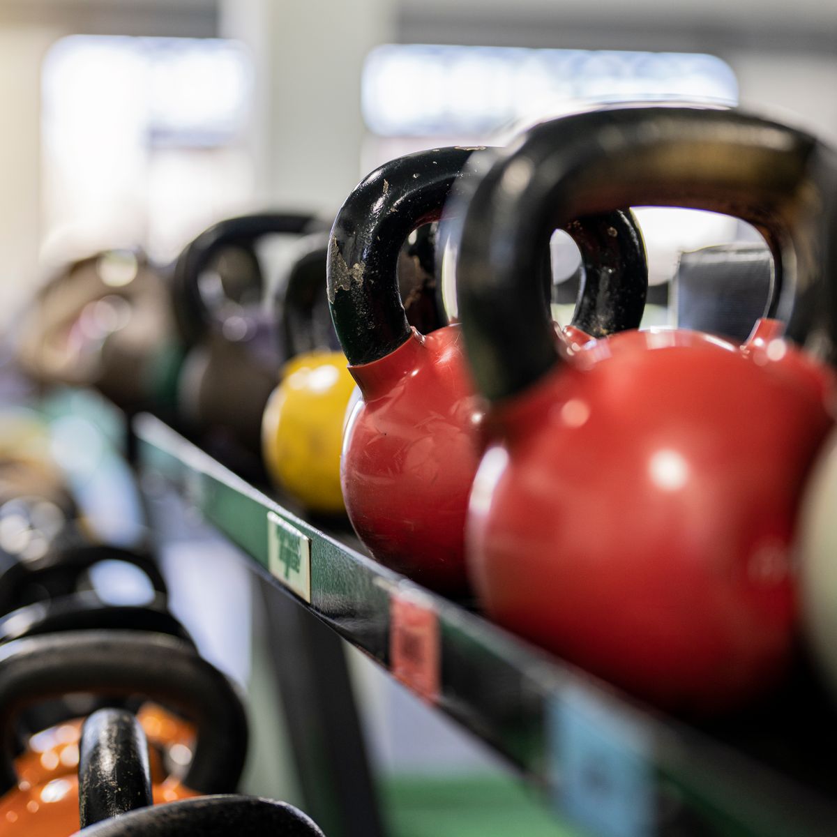 j/fit JFIT 35lb Cast Iron Kettlebell Single