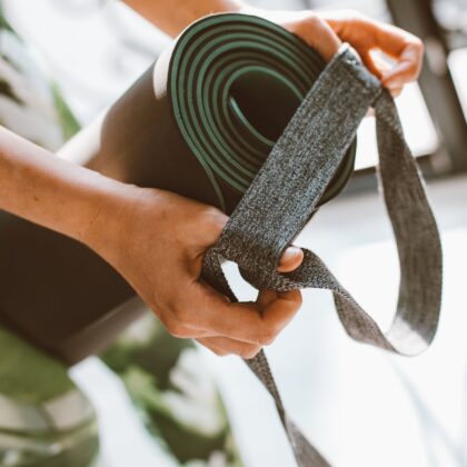 Gaiam Yoga Strap 6 Ft Granite Storm