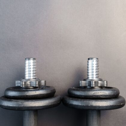 Signature Fitness Hex Dumbbells Workout Equipment Set of 5 10 and 15 lbs